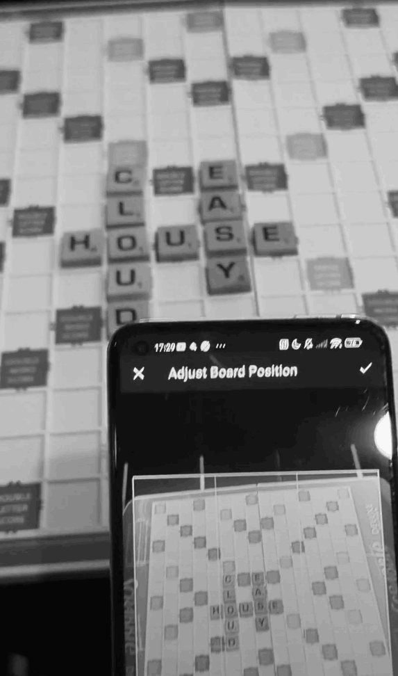 Companion App — Adjusting board position in the camera