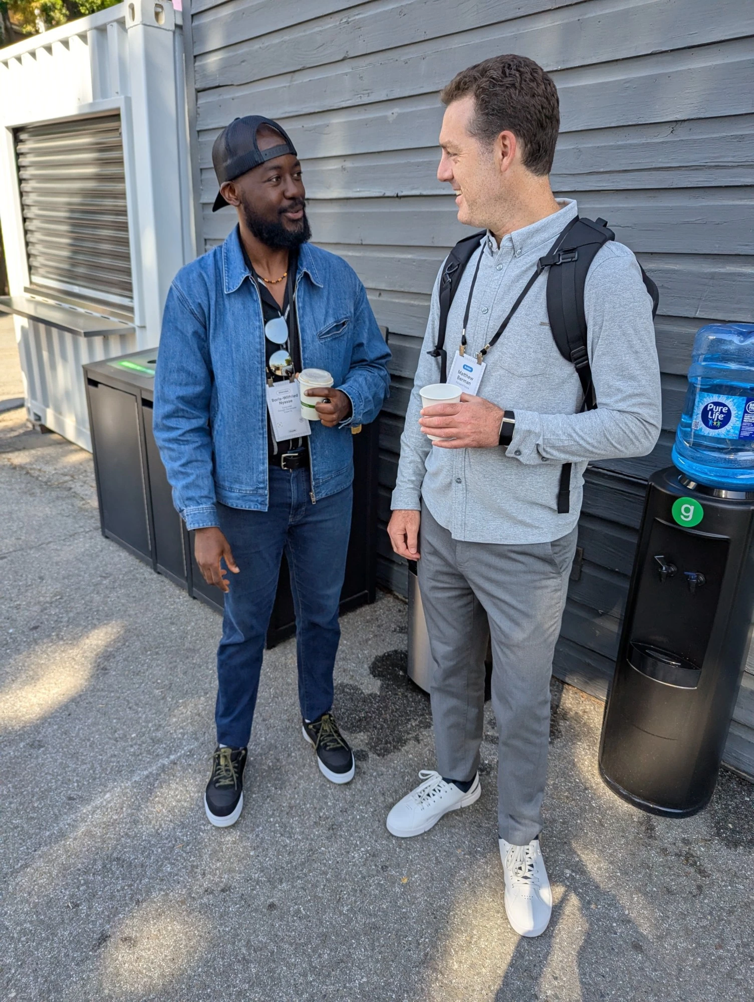 Meeting Matthew Berman at Google I/O 2025
