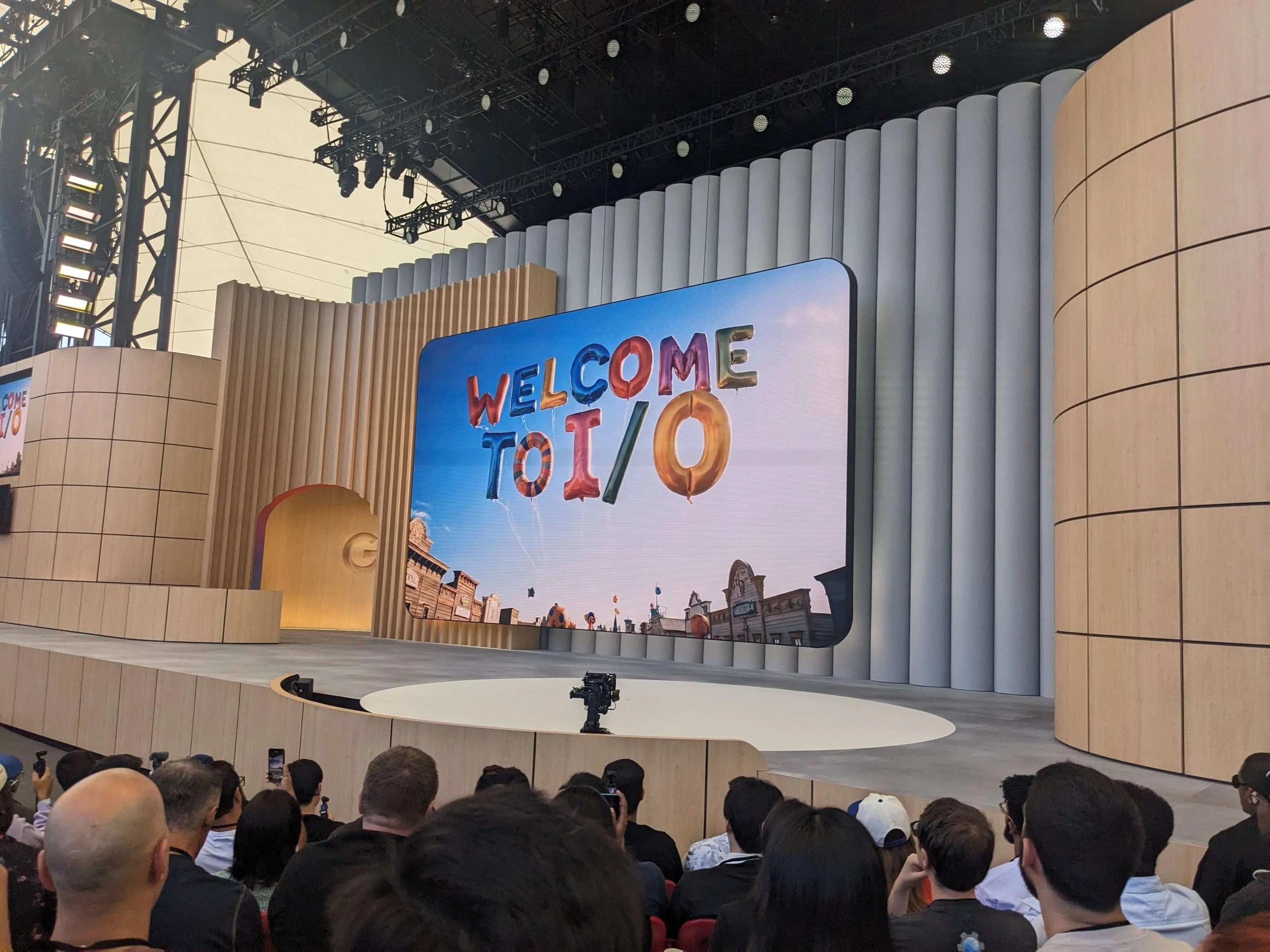 Packed audience at Google I/O 2025 keynote